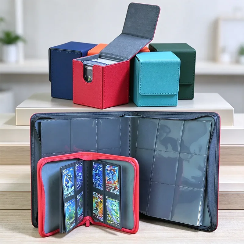 leather card binders and cases